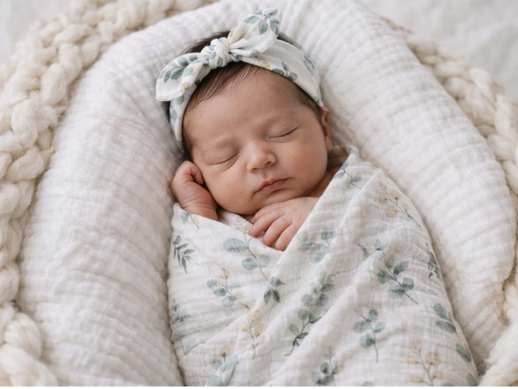 Organic muslin blanket, 4 piece set Baby in Styles