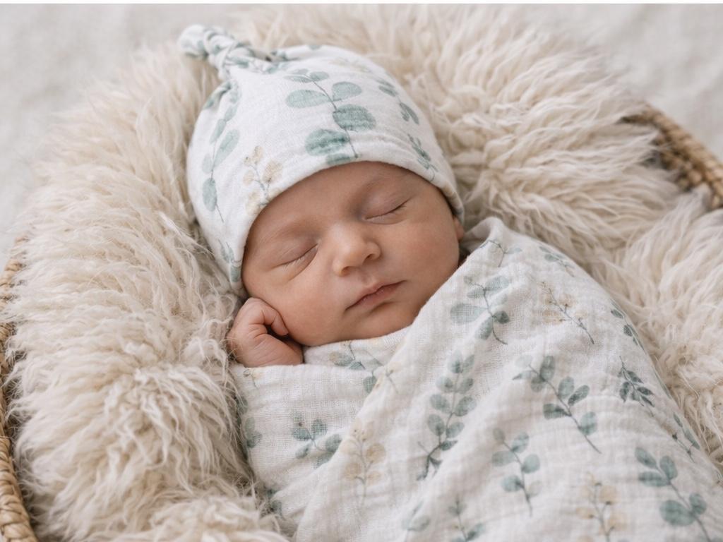 Organic muslin blanket, 4 piece set Baby in Styles