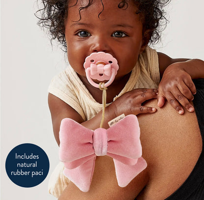 Bitzy Pal Natural Rubber
Pacifier & Plush