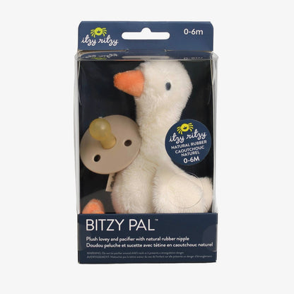 Bitzy Pal Natural Rubber
Pacifier & Plush