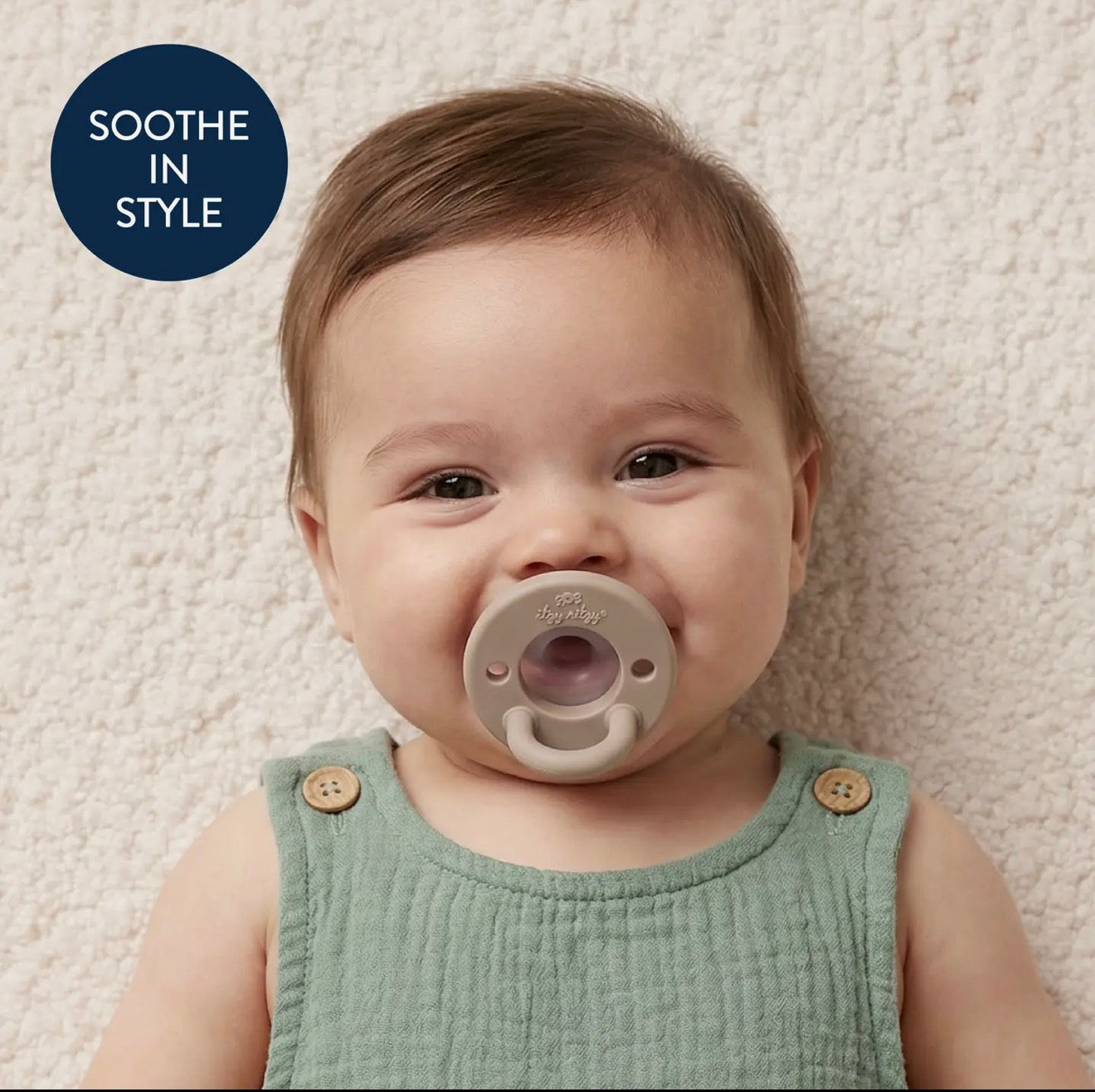 *New* Latch & Soothe™ Breastlike Pacifier - Taupe