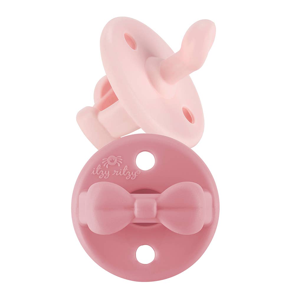NEW Sweetie Soother™ Pink Orthodontic Pacifier Sets 6-18mo Itzy Ritzy