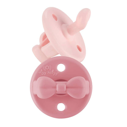 NEW Sweetie Soother™ Pink Orthodontic Pacifier Sets 6-18mo Itzy Ritzy