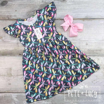 Dreaming of Dragonflies dress 0-6mo Baby in Styles