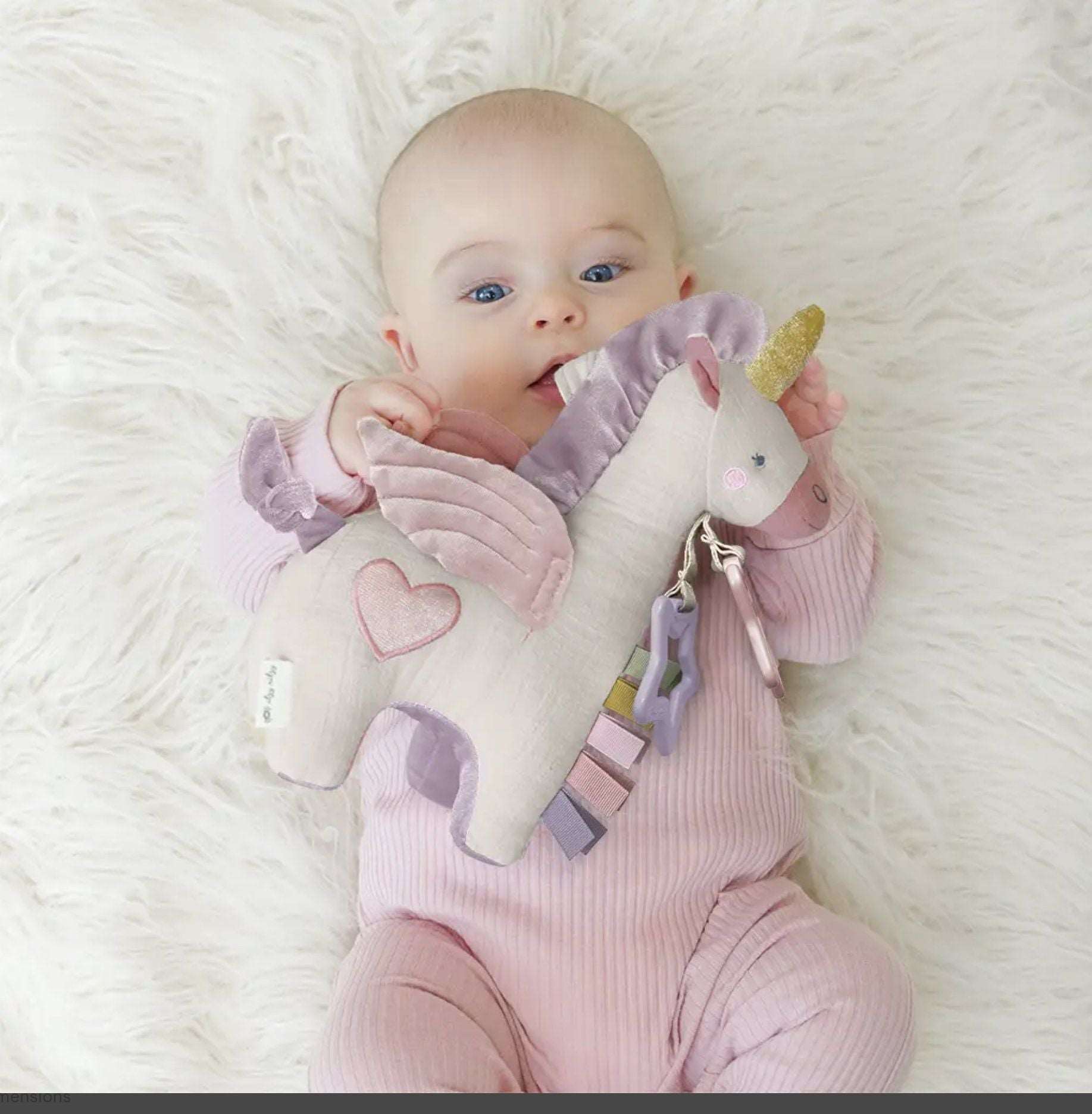 NEW Link & Love™ Pegasus Activity Plush with Teether Toy Baby in Styles