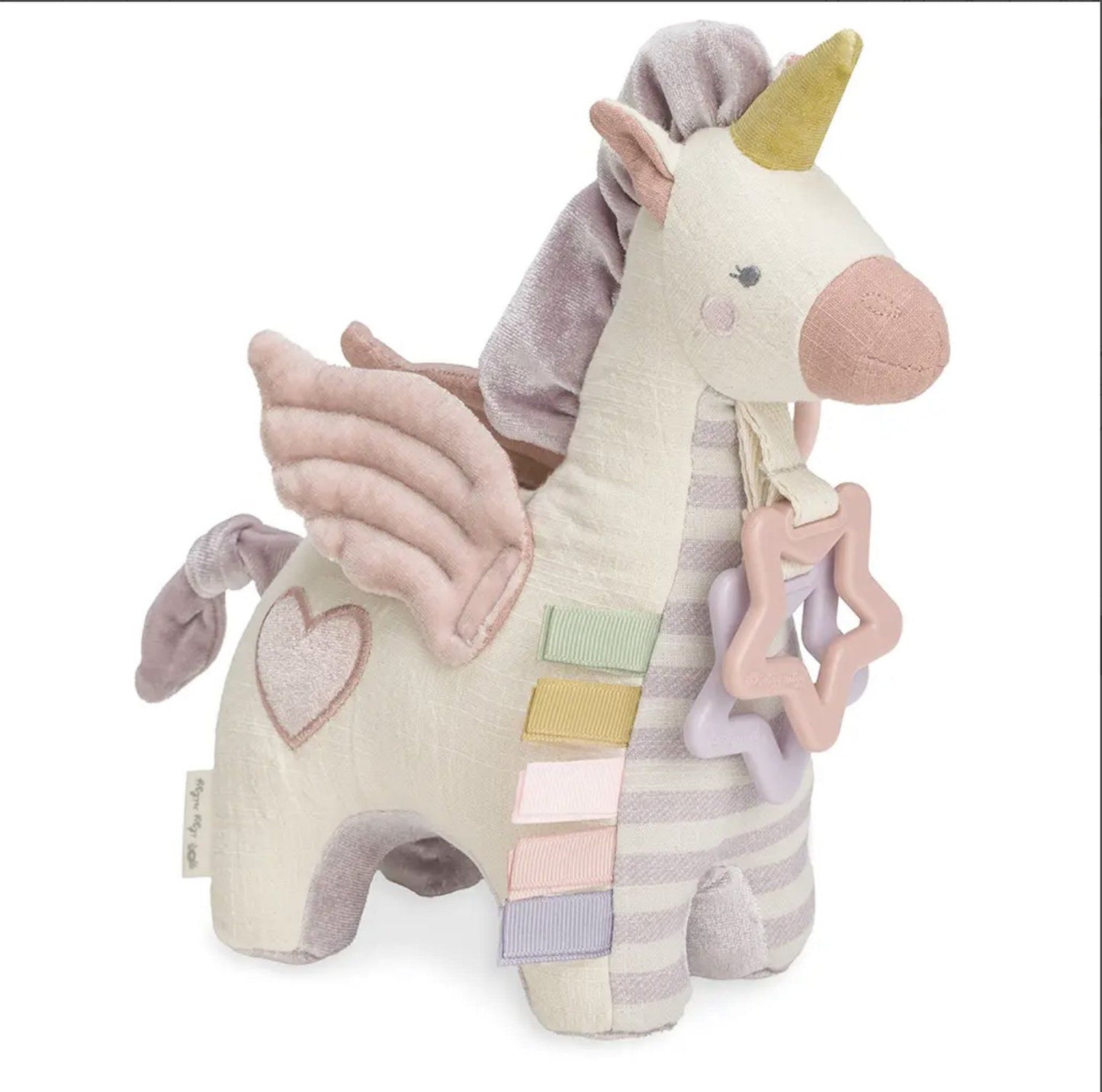 NEW Link & Love Pegasus Activity Plush with Teether Toy Baby in Styles