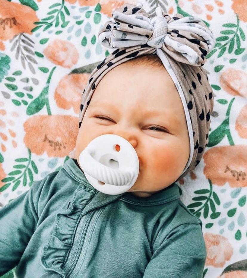 PEACH FLORAL CUTIE COCOON - BABY COCOON & HAT SET Baby in Styles