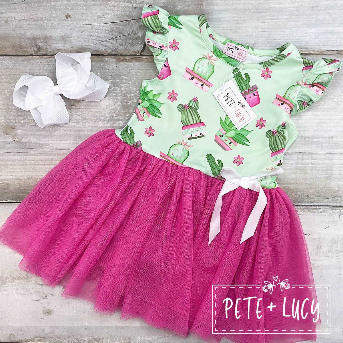 Sweet succulents dress 6-12mo Baby in Styles