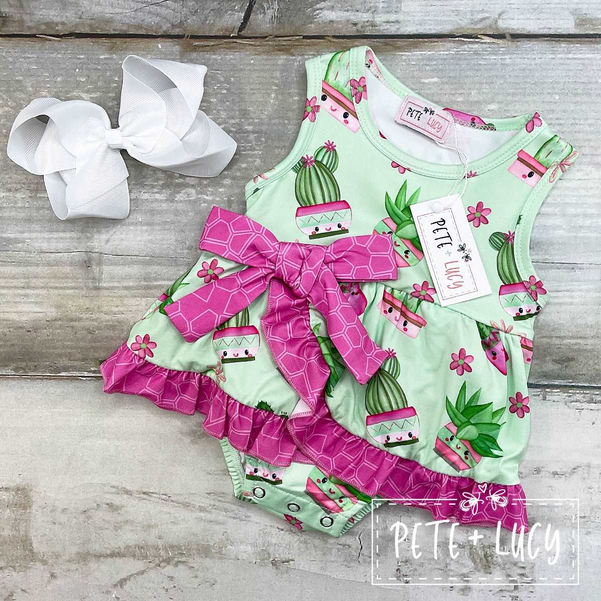 Sweet succulents romper 18-24mo Baby in Styles