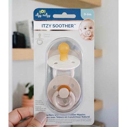 Itzy Soother™ Natural Rubber Pacifier Sets Baby in Styles