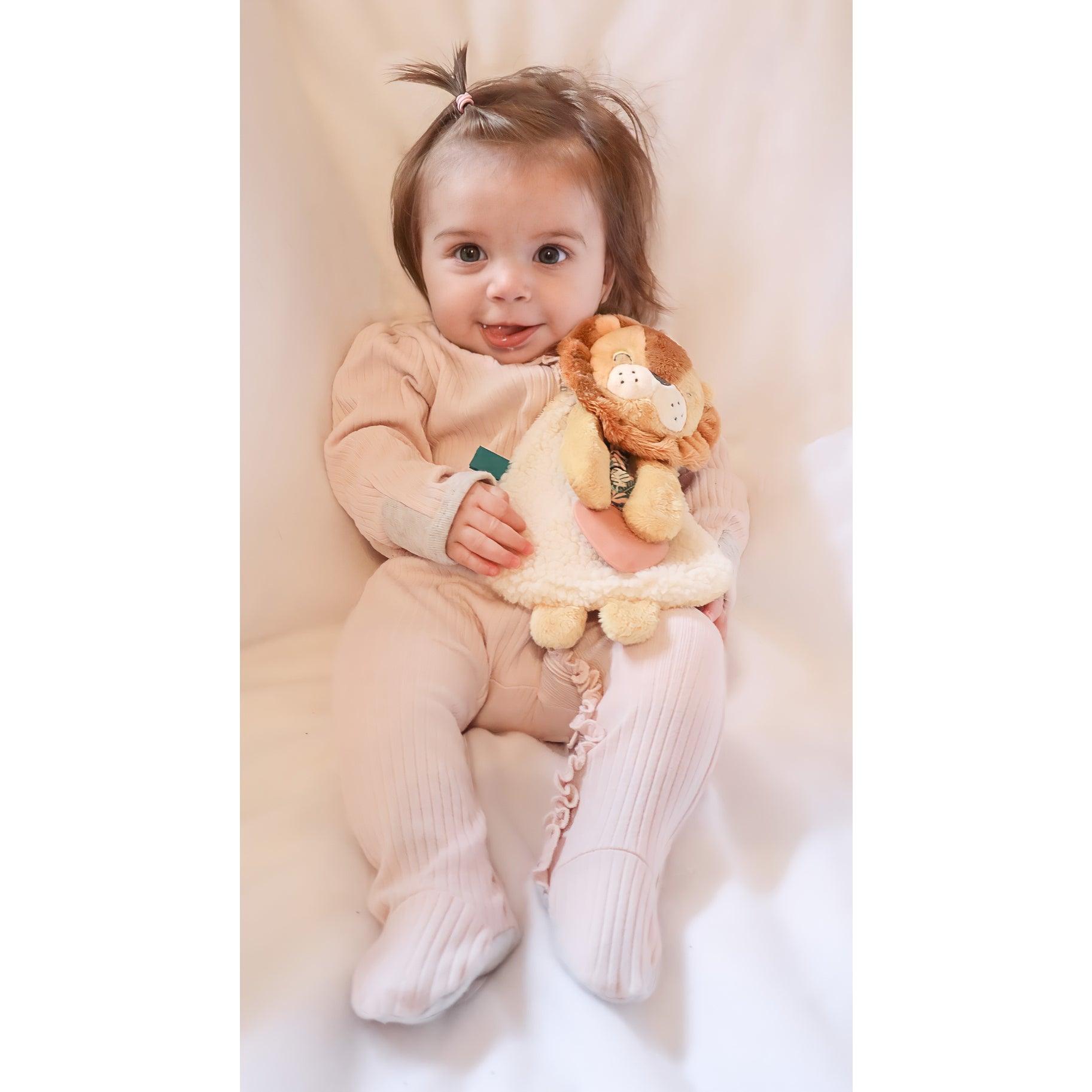 NEW Itzy Lovey™ Lion Plush with Silicone Teether Toy Itzy Ritzy