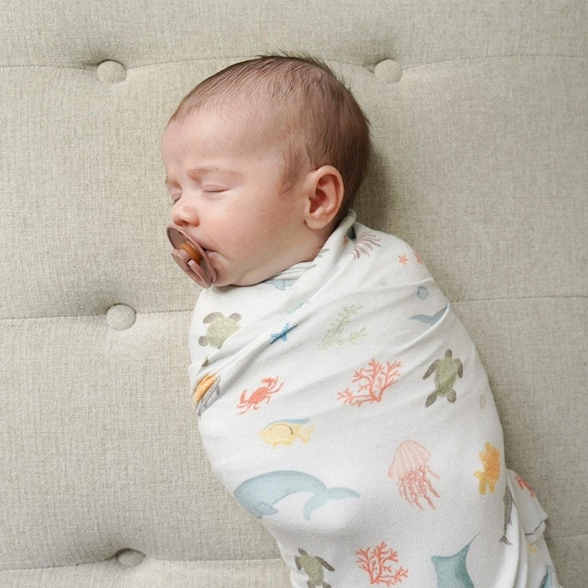 Extra Soft Stretchy Knit Swaddle Blanket Baby in Styles