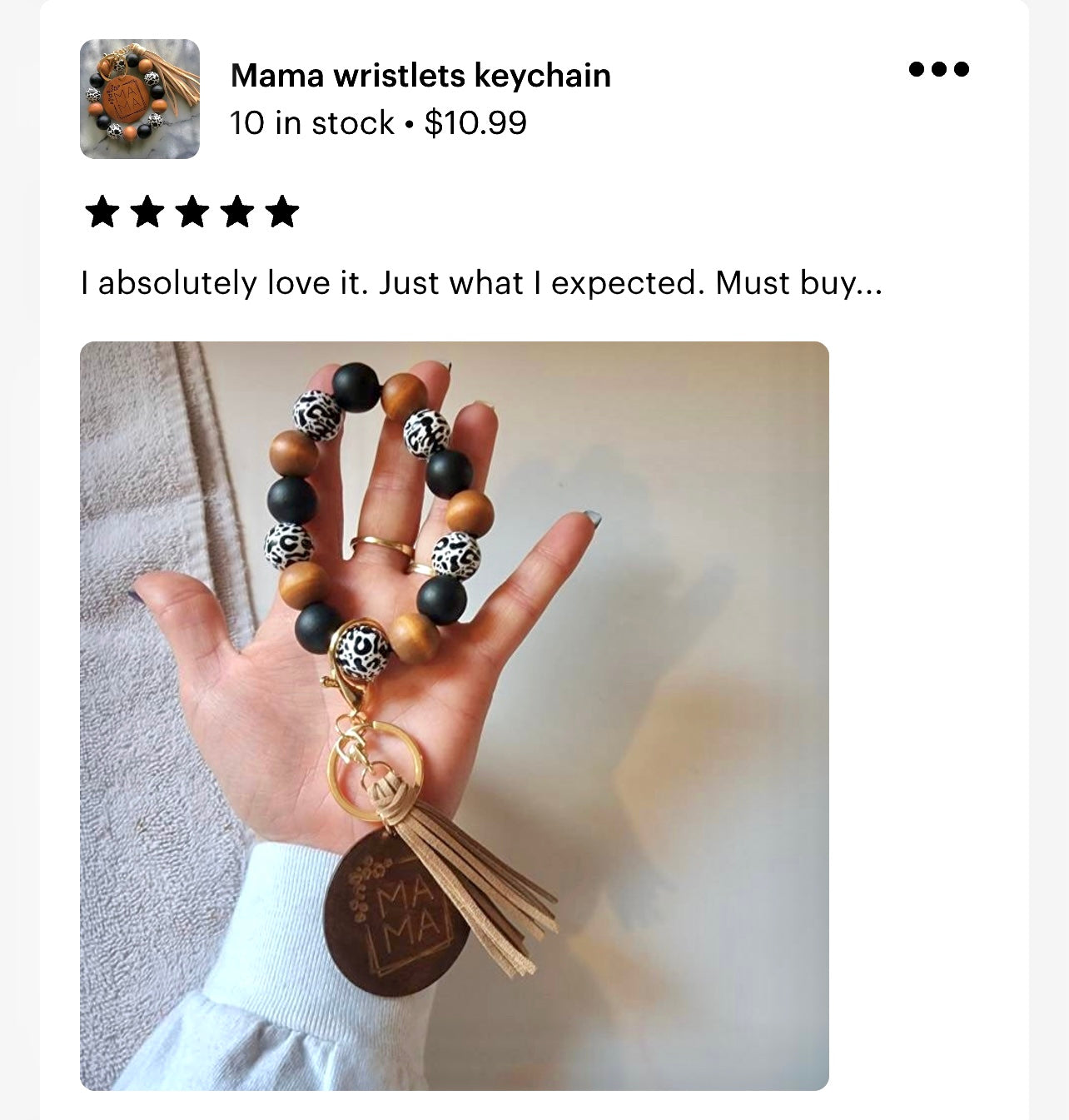 Mama wristlets keychain Baby in Styles