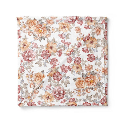 Muslin Swaddle Baby Blanket – Sunset Floral Mini Wander, LLC