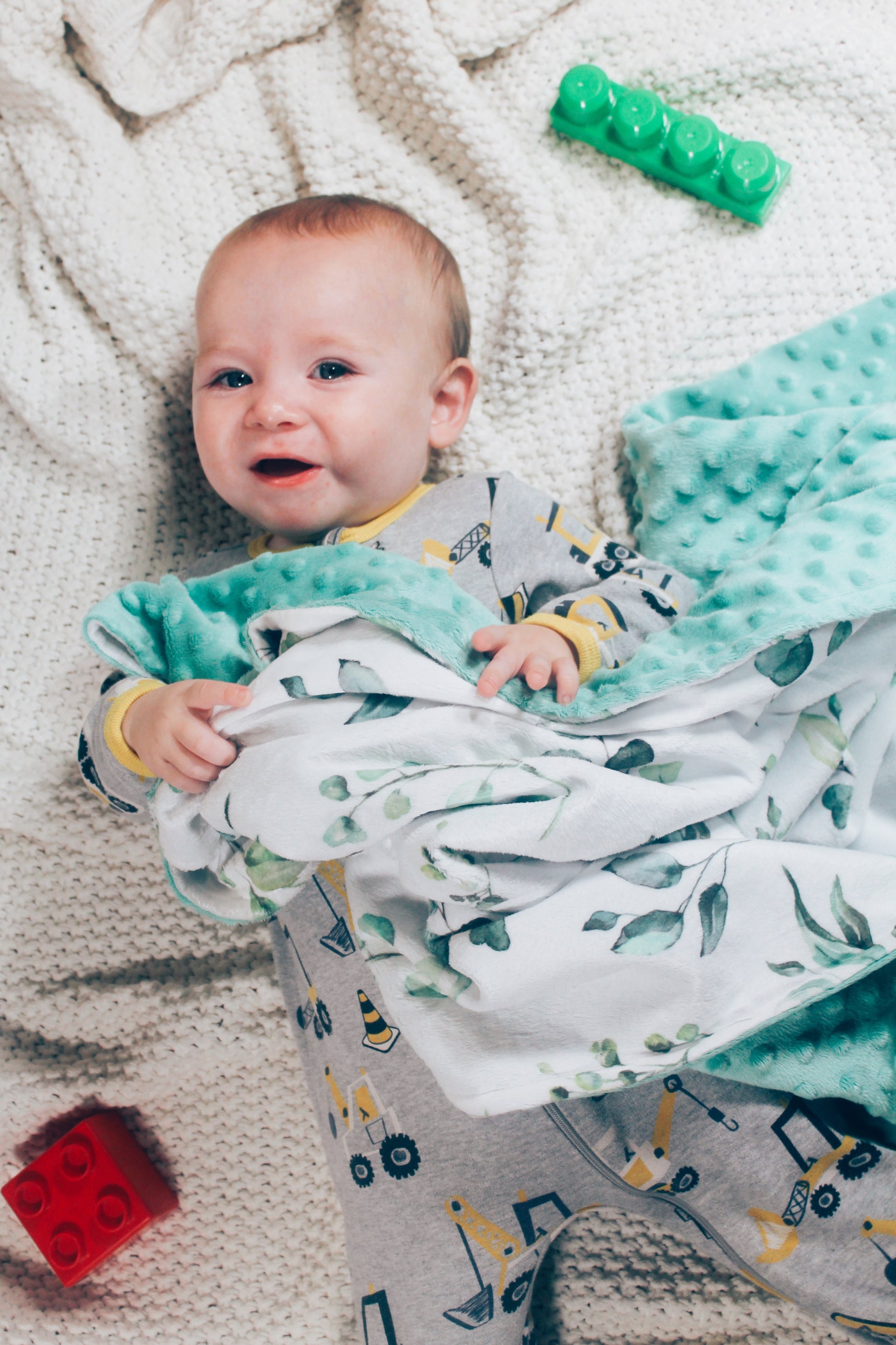 Eucalyptus premium minky blankets Baby in Styles